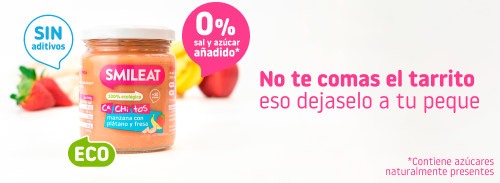 Comprar SMILEAT Tarrito Tres Frutas PERA,PLÁTANO Y CIRUELA ECO +6M (130G) a  precio online