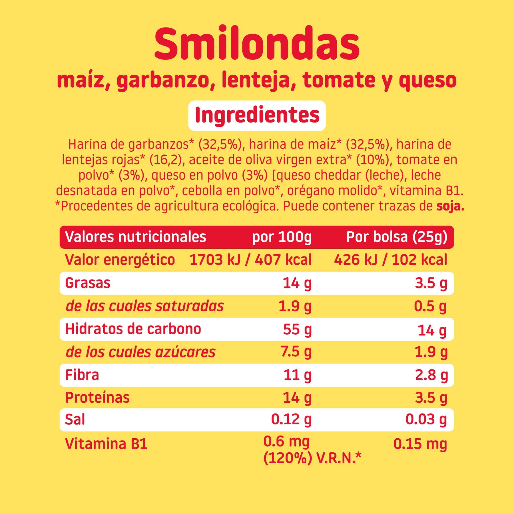 Smilondas de tomate y queso