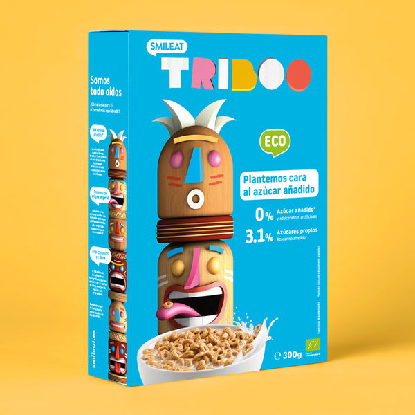 TRIBOO cereales de desayuno con cacao ecológicos envase 300 g · SMILEAT ·  Supermercado El Corte Inglés El Corte Inglés