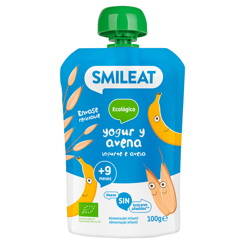 Yogurt and oatmeal pouch Smileat