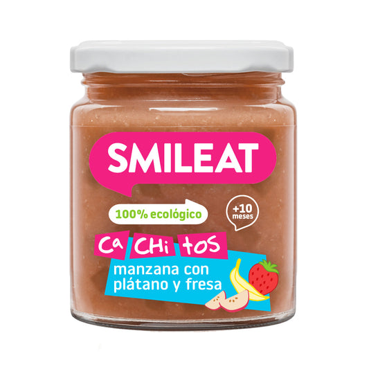 Tarrito de CA-CHI-TOS manzana con plátano y fresa