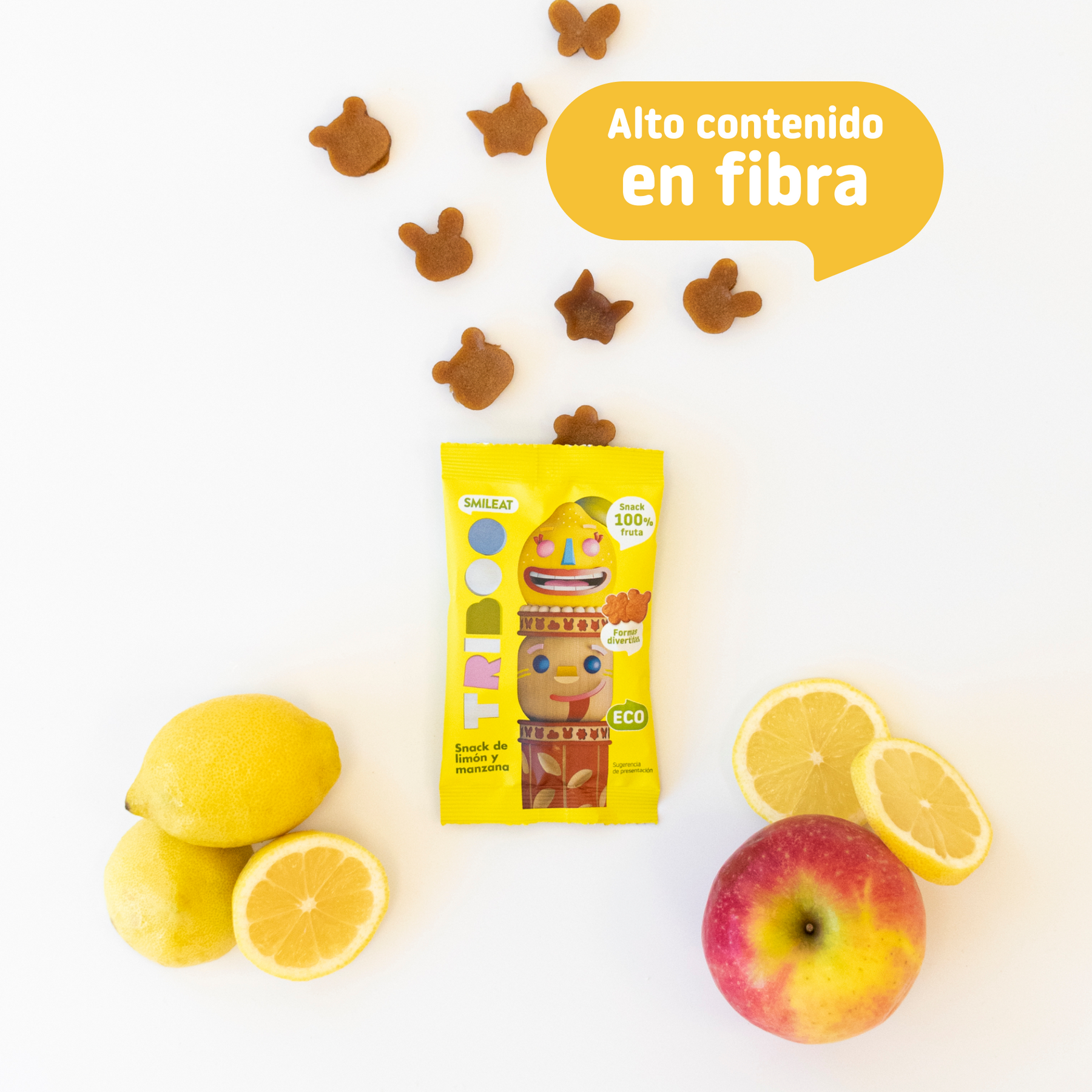 Snack TRIBOO de limón y manzana