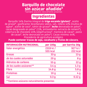 Barquillo TRIBOO recubierto de chocolate