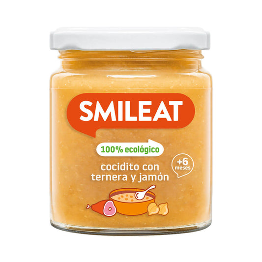 Tarrito de cocidito con ternera y jamón