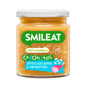 Borcanel CA-CHI-TOS cu mancare de orez, curcan si legume