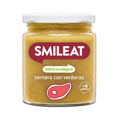 Tarrito de ternera con verduras